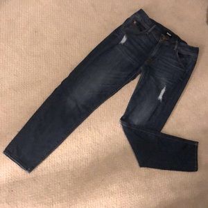 Hudson skinny ankle Collin distressed jean
